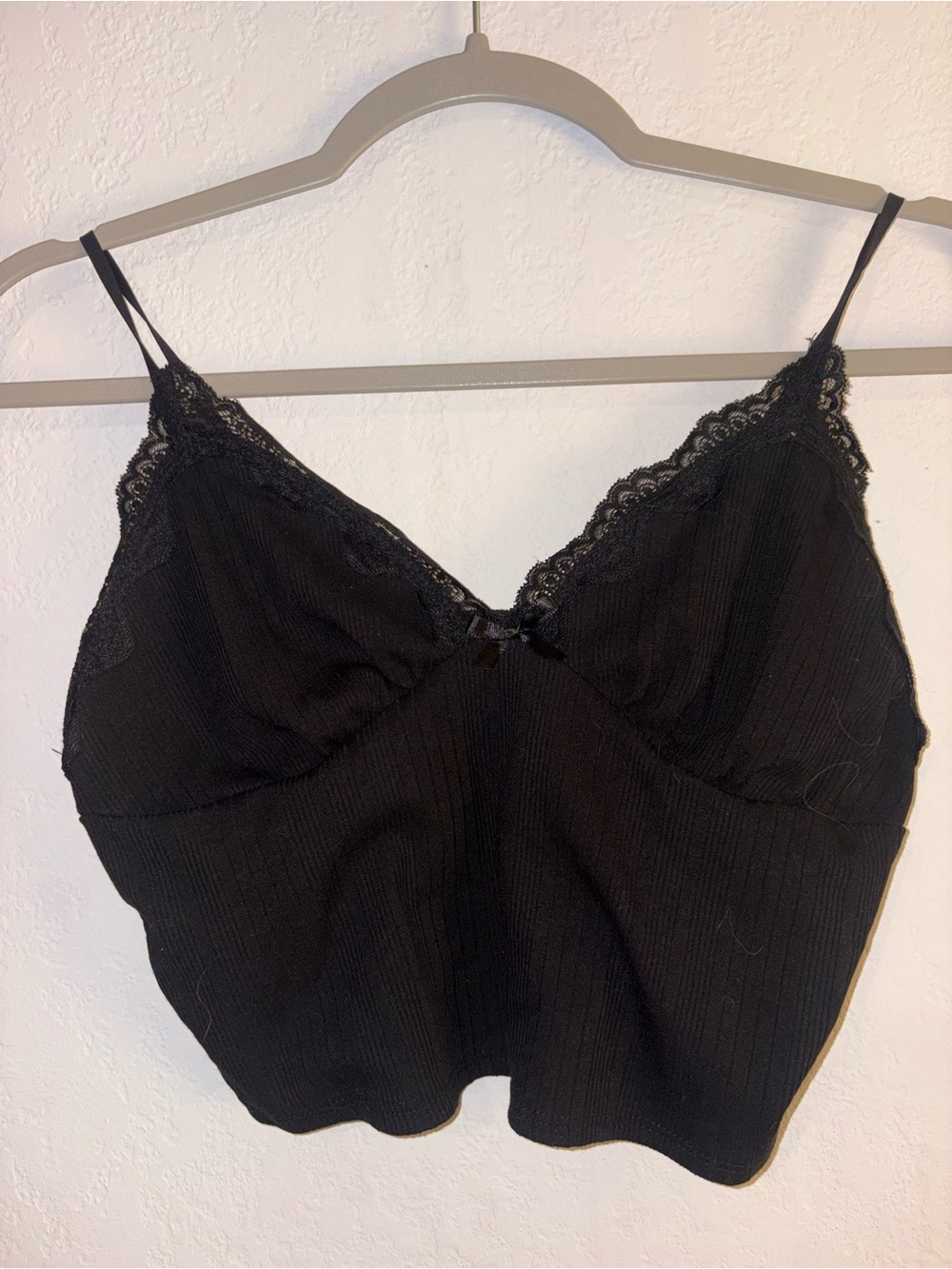 Black Lace-Trim Camisole Top - Women Intimates